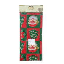 X'MAS Printing PE 100%peva Party Tablecloth Christmas Table Cloth